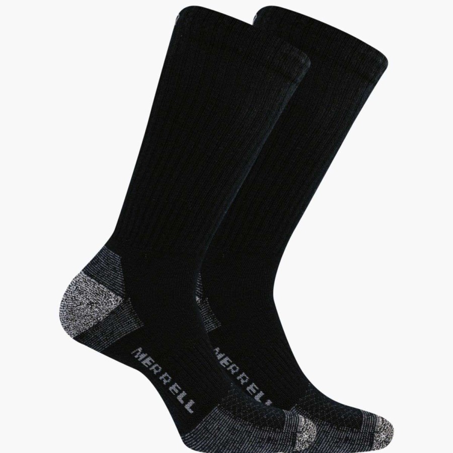 Accessories * | Clearance Rugged Steel Toe Crew Sock 2 Pack