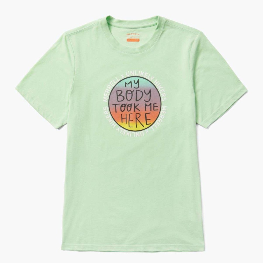 Clothing * | Special Price Men'S Unlikely Hikers X Merrell Short Sleeve Tee