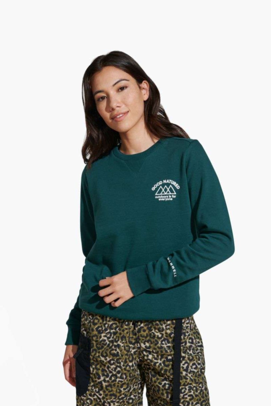 Clothing * | Super Specials Women'S Good Natured Fleece Crew Neck