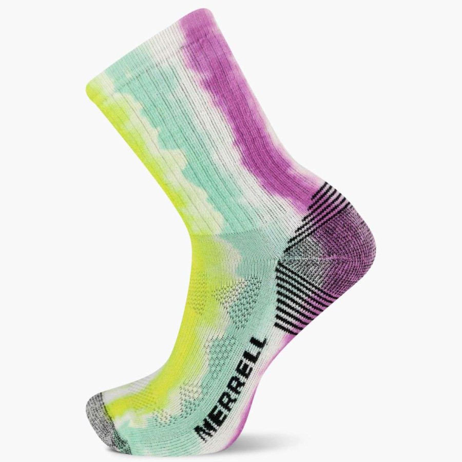 Accessories * | Clearance Moab 360 Print Painted Stripes Crew Sock