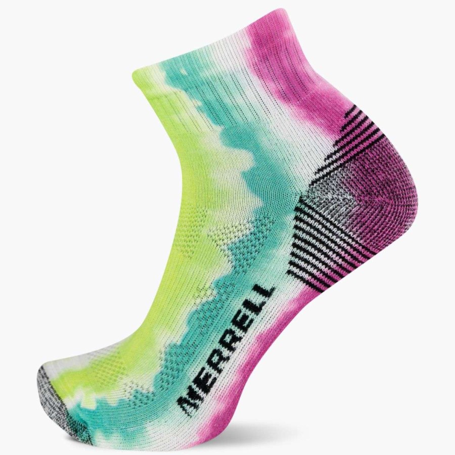 Accessories * | Prefential Price Moab 360 Print Painted Stripes Quarter Sock