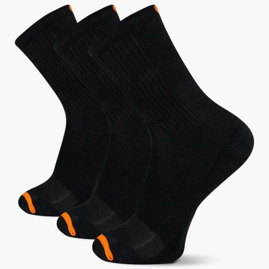 Accessories * | Limit Offer Cushioned Cotton Crew Sock 3 Pack